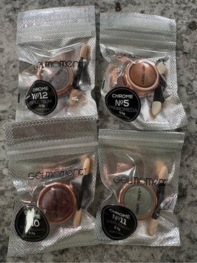 NWT Gelmoment Chrome Powders